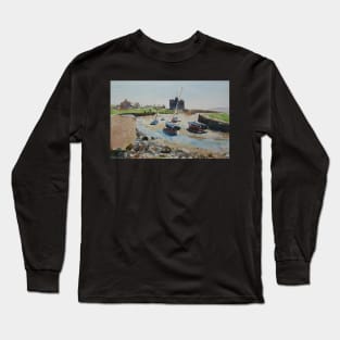 Portencross Harbour and Castle Long Sleeve T-Shirt